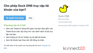 DuckDNS - Signin with Twitter